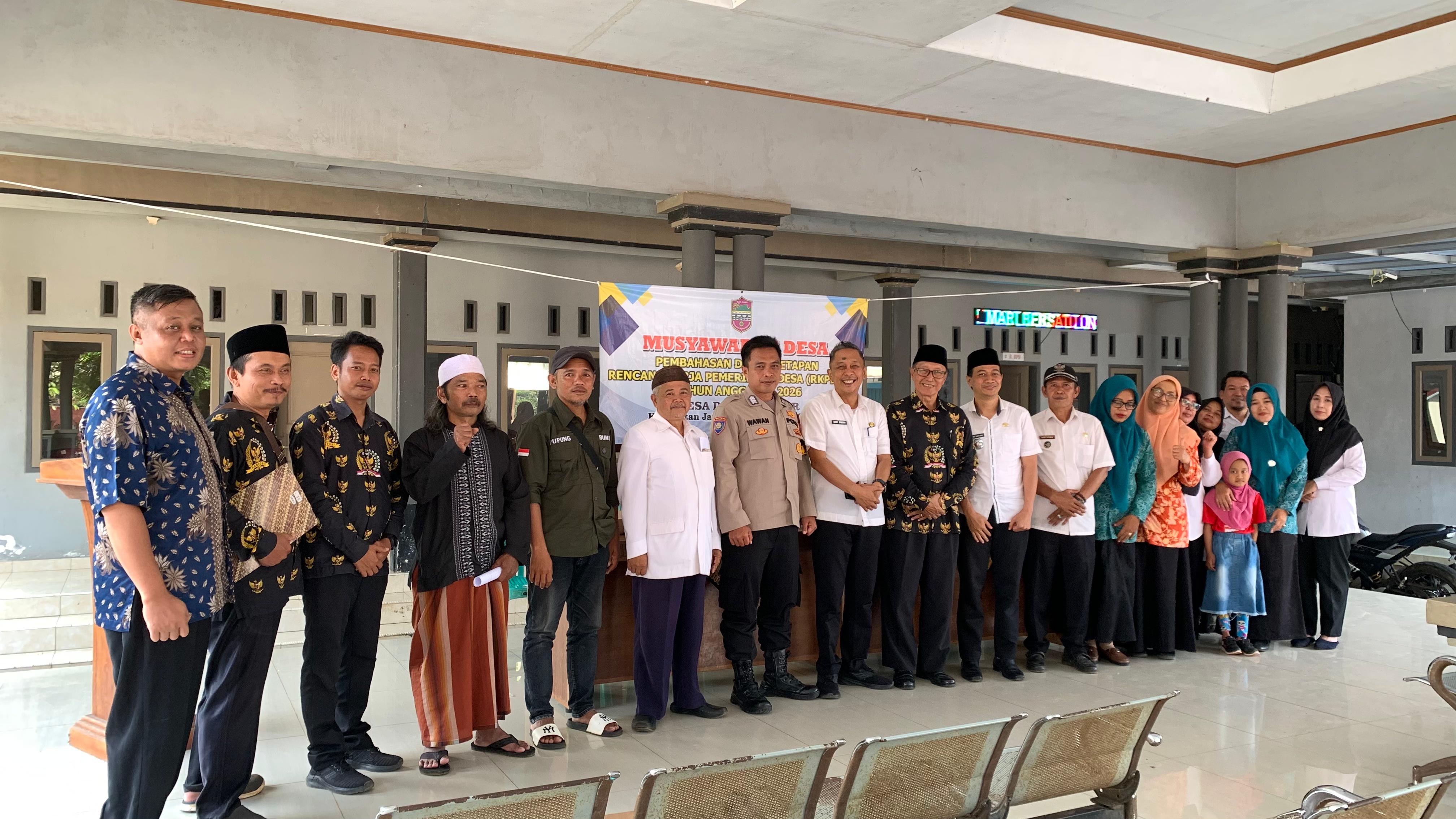 Musyawarah Desa Dayeuhluhur Tetapkan RKPDes Tahun 2026